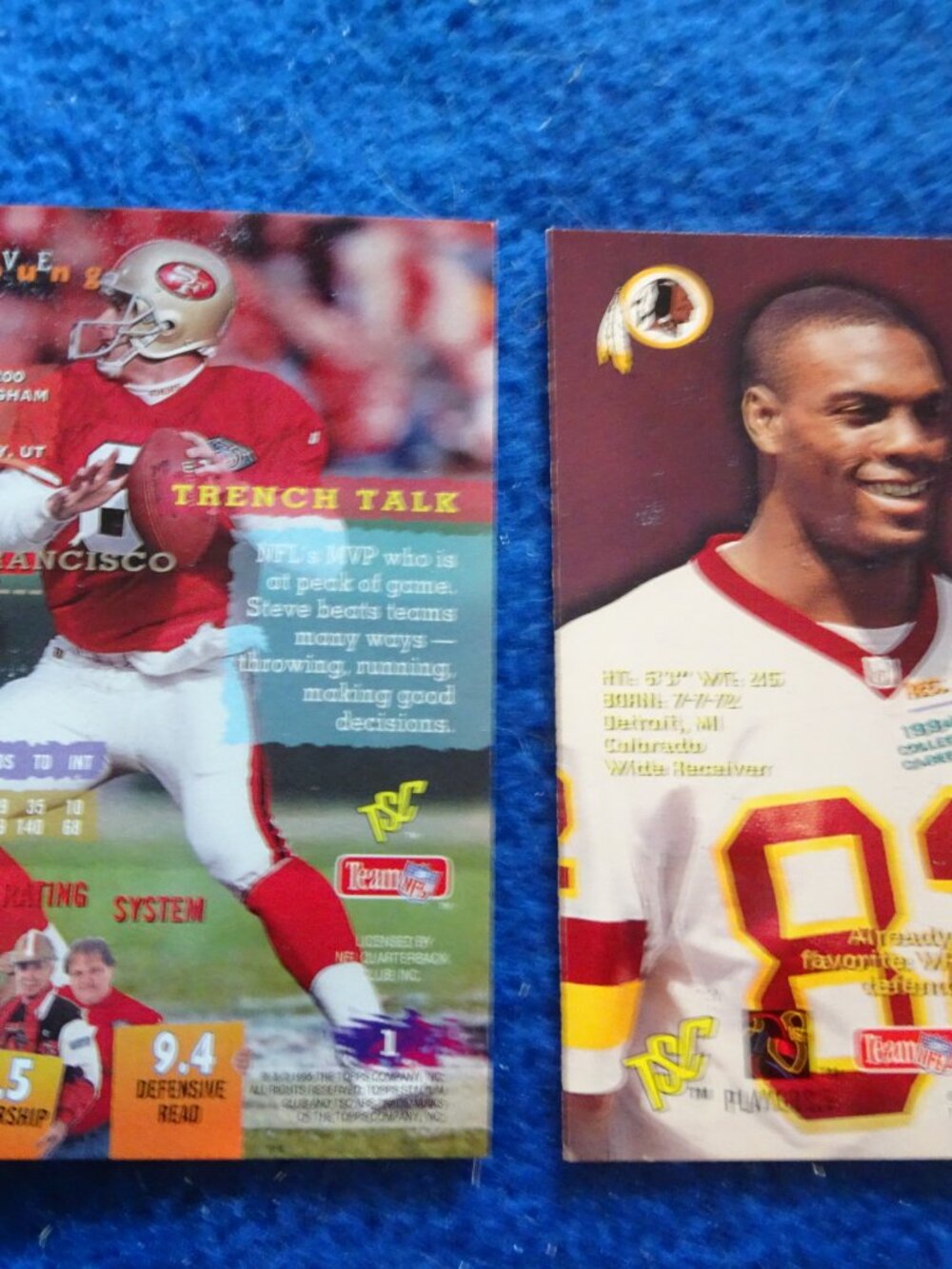Trading Cards - 1995 Stadium Club Football Cards - 450 Cards - New - Opened Box - Picture 6 of 6